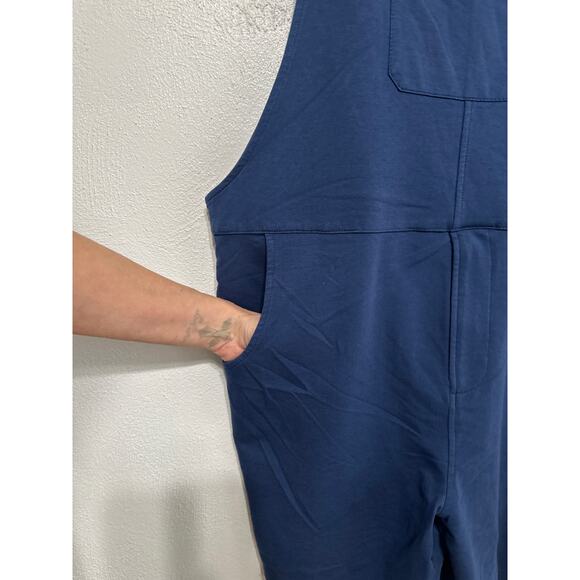 SWOVERALLS BKLYN Swovie Sweatpants Overall Shorts 2XL Blue Soft Casual 6 Pockets - Picture 3 of 15
